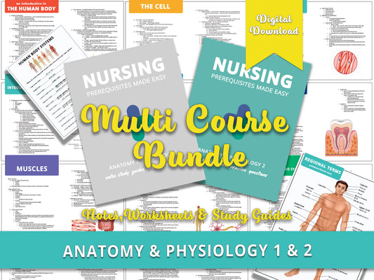 Image of Anatomy and Physiology Study Guides and Notes for Nursing Students. Anatomy Notes, Study Guides, and Flashcards for Anatomy and Physiology Exam Prep, A&P Quizzes, and Nursing School. A&P Resources for Mastering Human Anatomy & Physiology.