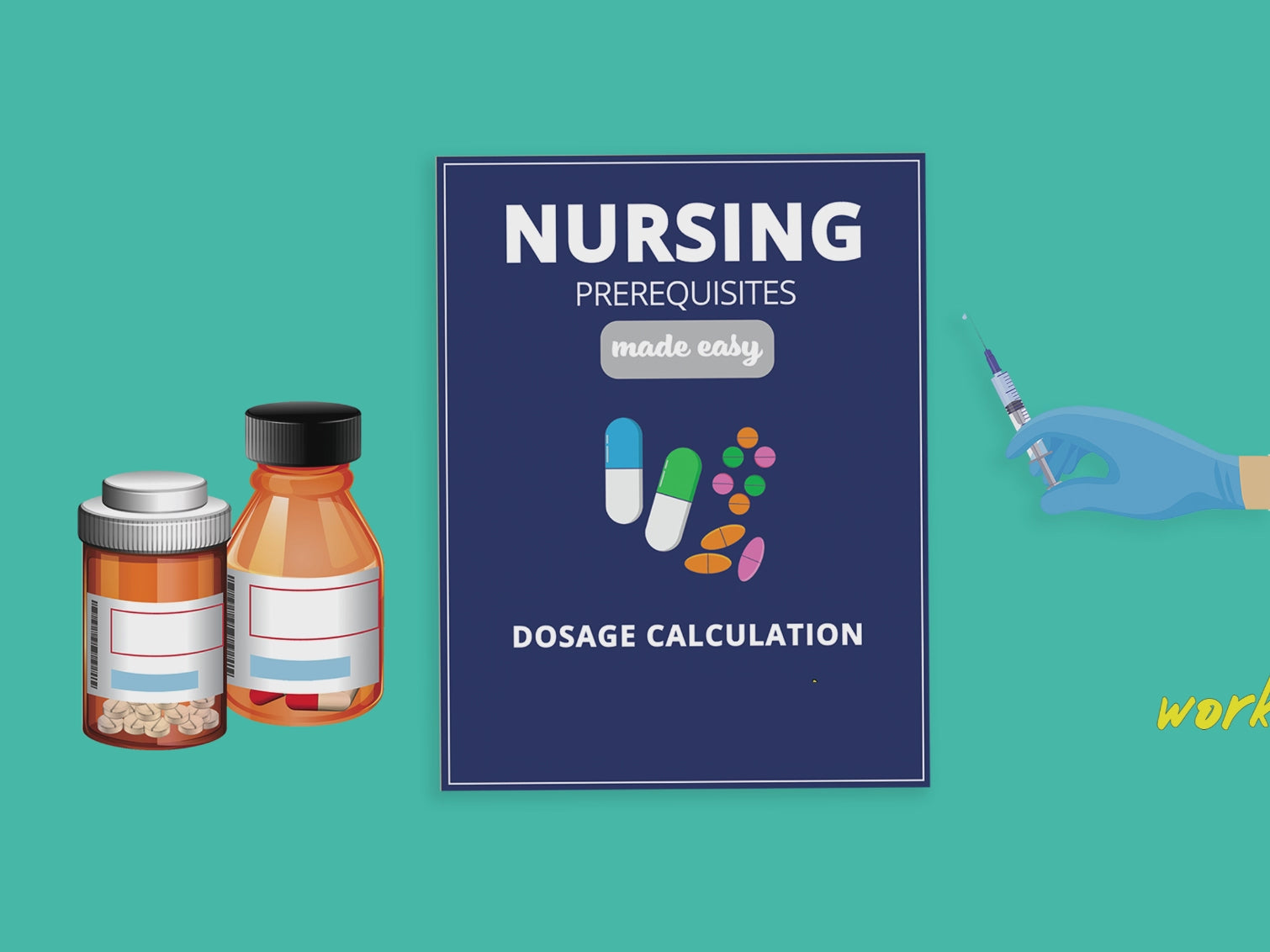 Video showcasing the contents of the Dosage Calculation for Nursing Students book. Highlights detailed chapters, step-by-step instructions, and practice questions to test knowledge. Comprehensive study aid designed to teach and reinforce dosage calculation skills for nursing students.