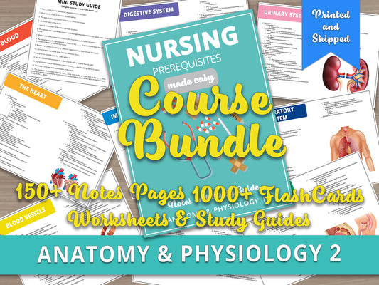 Anatomy and Physiology 2 | Course Bundle | Printed & Shipped